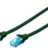 DIGITUS CAT 5e U-UTP Patchk. PVC AWG 26/7, 5 m, GN