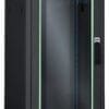 DIGITUS 26HE Unique Netzwerkschrank 800x1000mm Glastür schwarz