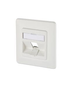 Anschlussdose E-DAT Modul 1 Port UP leer, reinweiß