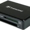 Transcend All-in-1 Multi Kartenlesegerät USB 3.1 Gen1, schwarz Möchten Sie internen Speicherplatz auf Ihrem mobilen Gerät sparen, indem Sie Anwendungen von einer Speicherkarte ausführen? Dann sind die microSDHC 300S Karten von Transcend die richtige Wahl! <p><br>Die Karten entsprechen der neuesten Geschwindigkeitsklasse und zeichnen sich durch eine sehr hohe Lese-/Schreibgeschwindigkeit aus. Das macht sie ideal für das Abrufen kleiner Datenmengen von beliebigen Orten und die Beschleunigung der App-Startzeit.