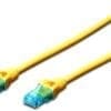 Die DIGITUS Patchkabel wurden speziell entwickelt um allen Ansprüchen in den verschiedenen Anwendungsbereichen in vollem Umfang gerecht zu werden. Jedes Kabel ist mit einer angespritzten Knickschutztülle mit Zugentlastung ausgestattet. Außerdem besitzt die Tülle einen Rasthebelschutz, welcher das Verhaken der Kabel sowie das Abbrechen des Rasthebels vom Stecker verhindert.
