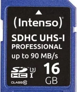 Intenso 16GB SDHC UHS-I Professional Secure Digital Card