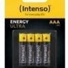 Intenso Batteries Energy Ultra AAA LR03 4er Blister Die Intenso Energy Ultra AAA LR03 Batterien gehören, in ihrem praktischen 40er frustfrei Pack, in jeden Haushalt. Sie bieten zuverlässige Qualität und hohe Sicherheit durch ihre IEC-Zertifizierung. Mit den Intenso Batterien haben Sie lange Freude an Ihren mit Batterie betriebenen Geräten.