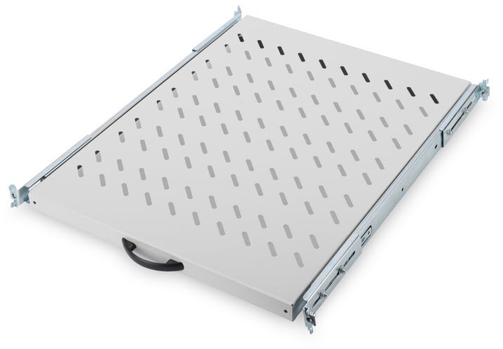 DIGITUS Ausziehbarer Fachböden Grau 25 kg, 30x483x570 mm DIGITUS Ausziehbarer Fachböden Grau 25 kg, 30x483x570 mm