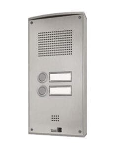 Behnke 5-0057 Serie 5 Aufputz-Set mit 2-Ruftasten (Silber)