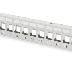 DIGITUS Modular Patch Panel, 24-Port, grau