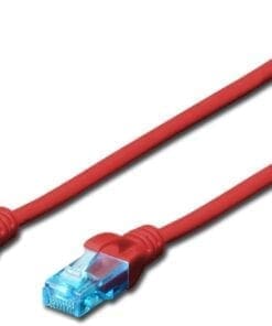 DIGITUS CAT 5e U-UTP Patchk. PVC AWG 26/7, 5 m, RT