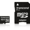 Transcend 4GB microSDHC Class 10 + SD-Adapter