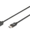 DIGITUS USB Type-C auf A 2.0 Anschlusskabel St/St 1.0m schwarz