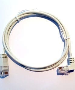 wantec Patchkabel CAT6a gewinkelt 90°oben UTP weiss 3,0m