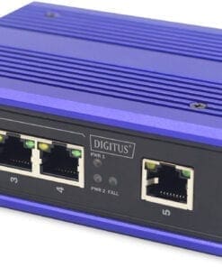 DIGITUS DN-651120 Industr. 4-Port Gigabit PoE Switch +1 UPlink