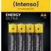 Intenso Batteries Energy Ultra AA LR6 4er Blister Die Intenso Energy Ultra AA LR06 Batterien gehören, in ihrem praktischen 40er frustfrei Pack, in jeden Haushalt. Sie bieten zuverlässige Qualität und hohe Sicherheit durch ihre IEC-Zertifizierung. Mit den Intenso Batterien haben Sie lange Freude an Ihren mit Batterie betriebenen Geräten.