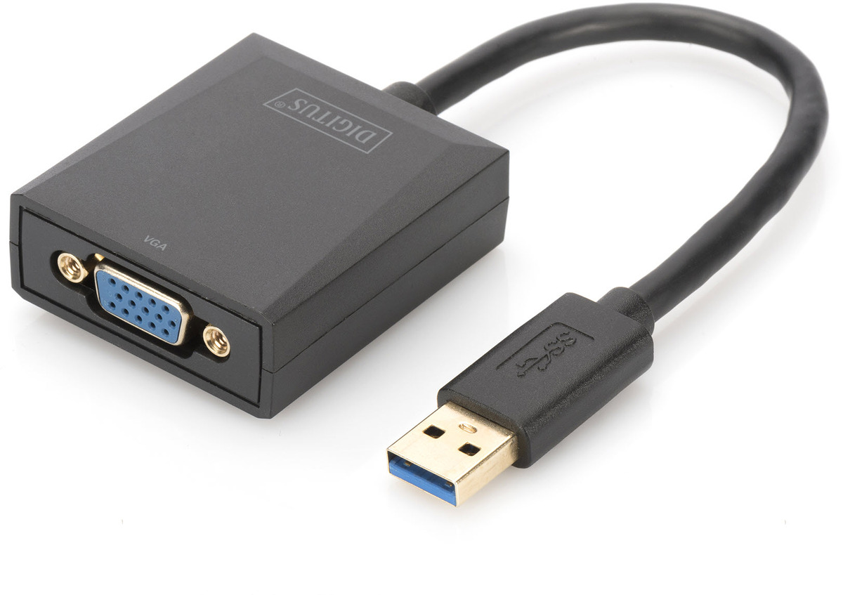 DIGITUS USB 3.0 auf VGA Adapter DIGITUS USB 3.0 auf VGA Adapter