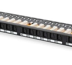 DIGITUS CAT 6 Klasse E High Dens. PatchPanel ungeschirmt, 24-P