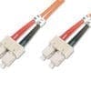 LWL Patchk.,SC/SC Multimode 50/125 µ, Duplex 3m, Klasse OM3 Die Glasfaser Patchkabel sind erhältlich in verschiedenen Faserklassen und Steckerkombinationen um jegliche Anforderungen zu erfüllen. Jedes Kabel wird einzeln im Polybeutel verpackt und mit einem Testreport versehen. Die Kabel garantieren beste Leistungseigenschaften bei möglichen Anwendungsszenarien wie z.B. Telekommunikation, Rack Verkabelung, Sensortechnologie oder im industriellen Umfeld.