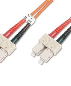 LWL Patchk.,SC/SC Multimode 50/125 µ, Duplex 3m, Klasse OM3
