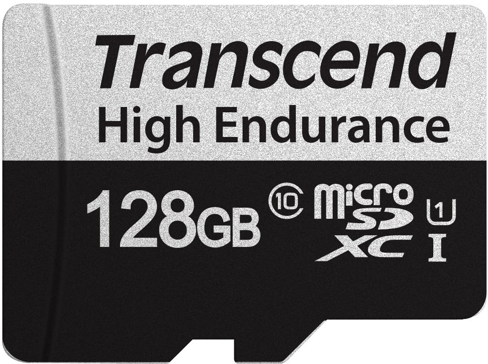 Transcend 128GB microSD 350V UHS-I U1, class 10 High Endurance Transcend 128GB microSD 350V UHS-I U1, class 10 High Endurance