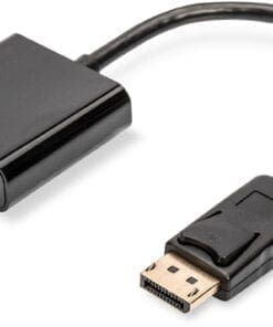 ASSMANN DisplayPort Adapterkabel DP - DVI 0.15m DP 1.2 sw.