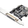 Diese serielle PCI Express Add-On Card können Sie in ihren PCI-Express-Steckplatz stecken und erhalten zwei RS232 (DB9) serielle Ports. Basierend auf einem nativen Single-Chip-Design reduziert es die Belastung der CPU um bis zu 48% gegenüber herkömmlichen seriellen Karten.