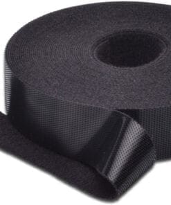 DIGITUS Velcro Klettband, 20 mm breit, 10 m Rolle, Schwarz