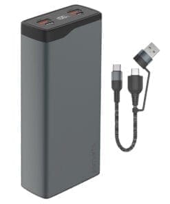 4smarts Powerbank VoltHub Pro 26800mAh QuickCharge PD gunmetal