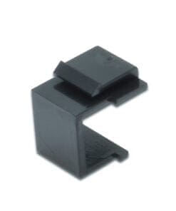 DIGITUS Blindplatte für modulare Patch Panel, schwarz