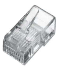 DIGITUS Modularstecker, für Rundkabel, 8P8C ungeschirmt