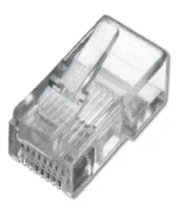 DIGITUS Modularstecker, für Flachbandkabel, 6P6C