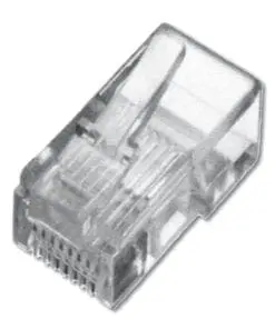 DIGITUS Modularstecker, für Flachbandkabel, 8P8C ungeschirmt
