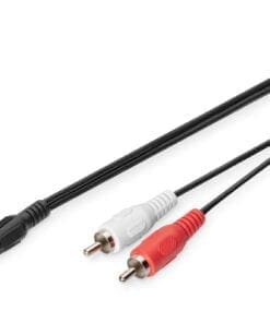 DIGITUS Audio Adapterkabel - stereo 3.5mm, 5m
