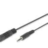 DIGITUS Audio Verlängerungskabel - stereo 3.5mm, 1.5m 3,5 mm Klinken-Anschlusskabel zum Verbinden von z.B. MP3-Player oder Smartphone über die Cinch-Eingänge Ihrer Stereoanlage.
