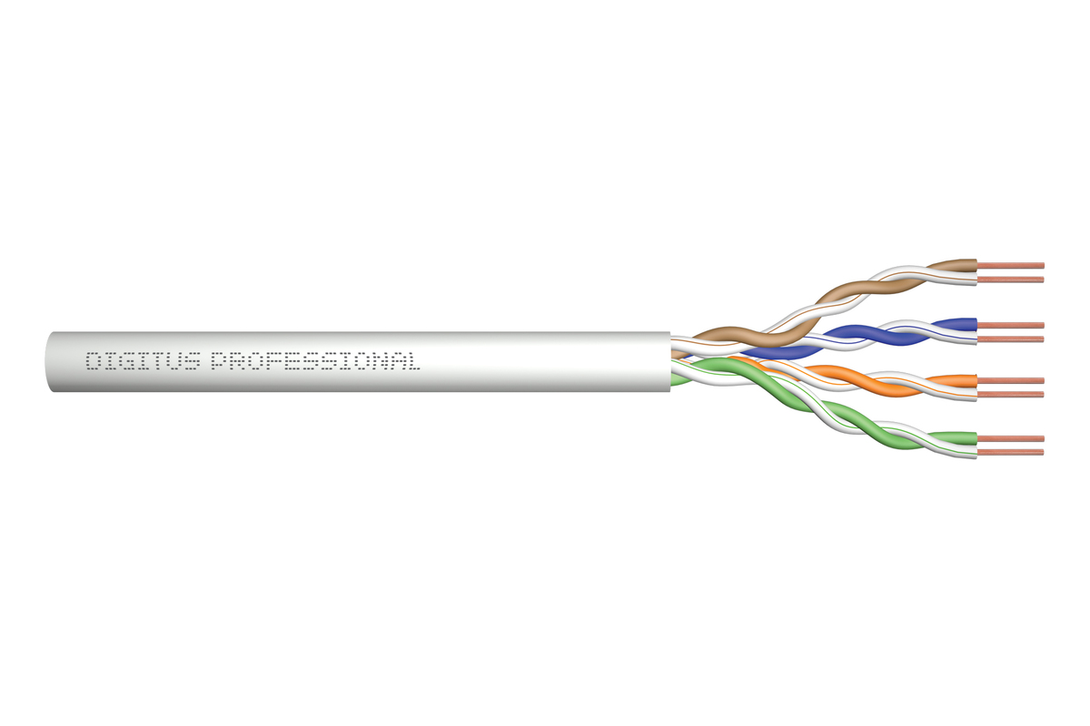 DIGITUS ASSNET100 CAT 5e U/UTP Installationskabel, 305m DIGITUS ASSNET100 CAT 5e U/UTP Installationskabel, 305m