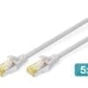 DIGITUS CAT 6A S-FTP Patchk. Cu, LSZH AWG 26/7, 5 m, 10er, GR Der DIGITUS Rahmen 80 x 80 mm für Kupfer und Multimedia Keystone Jacks akzeptiert alle französichen Layout Blenden und Frontplatten (22.5 x 45 mm and 45 x 45 mm).