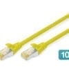 DIGITUS CAT 6A S-FTP Patchk. Cu, LSZH AWG 26/7, 1 m, 10er, GE Professionelles Patchkabel, speziell entwickelt um allen Ansprüchen in den verschiedenen Anwendungsbereichen gerecht zu werden.