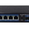 wantec Industrial Fiber Ethernet Switch für Hutschiene 4-Port Die Industrial Gigabit DIN-Rail Switches von wantec verfügen über ein robustes IP40 Metallgehäuse und sind speziell für den Einsatz in industriellen Umgebungen ausgelegt, in denen auch hohe Temperaturen, Vibrationen oder Stöße auftreten können.