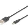 DIGITUS USB 2.0 Anschlusskabel, Typ A - micro B St/St, 1.8m