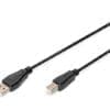 DIGITUS USB 2.0 Anschlusskabel, Typ A - B St/St, 1.8m