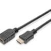 ASSMANN HDMI Verlängerung Typ A 5.0m Full HD 60p gold sw.