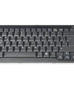DIGITUS Tastatur für TFT-Konsolen schwarz, Kabel,spanisch