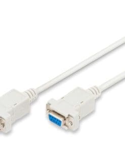 DIGITUS Zero-Modem Anschlusskabel, D-Sub9 Bu/Bu, 1.8m,