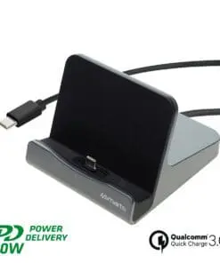 4smarts Ladestation VoltDock Tablet USB-C 60W gunmetal