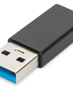 DIGITUS USB Typ-C Adapter, Typ A to C M/F, 3A, 5GB, black