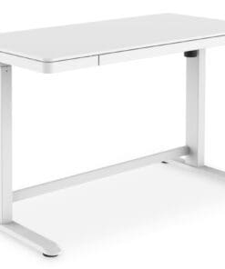 DIGITUS Elekt. höhenverstellbarer Tisch 120cm 50kg USB weiß