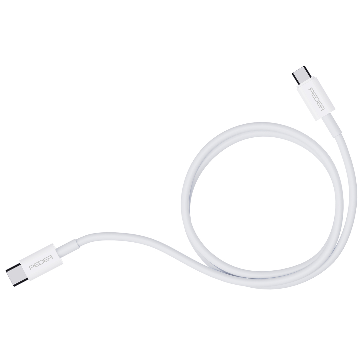PEDEA Schnelllade- und Datenkabel USB-C/USB-C, 1m, weiß PEDEA Schnelllade- und Datenkabel USB-C/USB-C, 1m, weiß