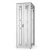 DIGITUS 47U Netzwerkschrank, Unique, 2244x800x1000 2xperf. Tür Die DIGITUS Professional Unique Serie ist für die hohen Anforderungen der IT-Infrastruktur hergestellt, konzipiert und entwickelt worden. Die Netzwerkschränke der Unique Serie wurden für den benutzerfreundlichen Einbau von aktiven- und passiven Netzwerkkomponenten einhergehend mit einer sauberen Verkabelung entwickelt. Jeder Schrank wird aus bis zu 1,5 mm starkem Stahlblech gefertigt und sorgt auf Grund von spezieller Blechbiegetechnik als robuste Stahlkonstruktion für eine sehr gute Stabilität. Die Farbgebung erfolgt durch Pulverbeschichtung in den Farben Grau (RAL 7035) und Schwarz (RAL 9005). Im Sonderfall kann eine Demontage der Schränke erfolgen, um auch schwer zugängliche Aufstellungsorte zu erreichen.