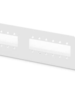 DIGITUS Adapterplatte für DN-96800S-2, grau 12x SC-SX, LC-DX