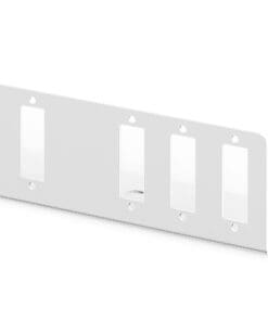 DIGITUS Adapterplatte für DN-96800S-2, grau 6x SC-DX, LC-QD