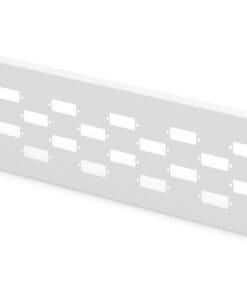 DIGITUS Adapterplatte für DN-96800M-2, grau 12x SC-DX, LC-QD
