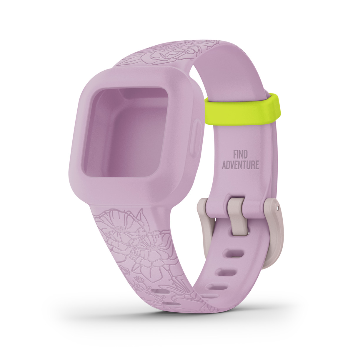 Garmin vivofit jr3 Ersatzarmband Lila Armband mit Blumenmotiv Garmin vivofit jr3 Ersatzarmband Lila Armband mit Blumenmotiv