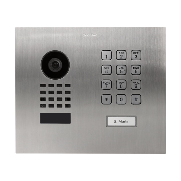 DoorBird D1101KH IP Video Türstation Unterputz Edelstahl V2A M DoorBird D1101KH IP Video Türstation Unterputz Edelstahl V2A M